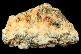 Pyrite On Calcite - El Hammam Mine, Morocco #80363-1